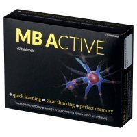 MB ACTIVE na pamięć i koncentrację 20 tabletek