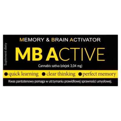MB ACTIVE na pamięć i koncentrację 20 tabletek