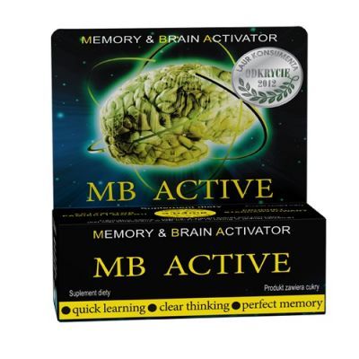 MB ACTIVE na pamięć i koncentrację 20 tabletek