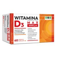 MBM Pharma Witamina D3 Max 4000 j.m., 60 kaps.