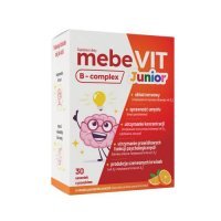 MebeVit Junior B-Complex o smaku pomarańczowym, 30 sasz.