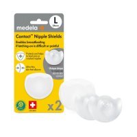 Medela Contact Silikonowe nakładki na brodawki L 24mm, 2 szt.