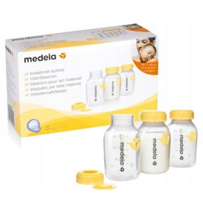 Medela Zestaw butelek do przechowywania pokarmu, 3 x 150 ml