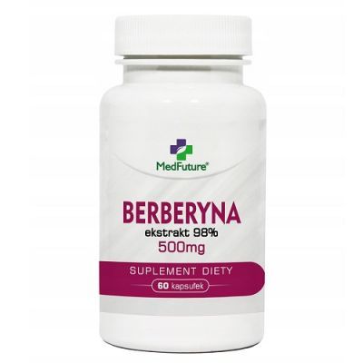 MEDFUTURE Berberyna HCL ekstrakt 500 mg 60 kapsułek