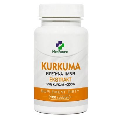 MEDFUTURE Kurkuma ekstrakt 2500 mg 120 tabletek