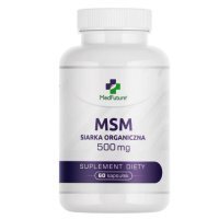 MedFuture MSM Siarka Organiczna 500mg, 60kaps.
