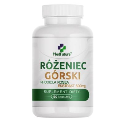 MEDFUTURE Różeniec górski ekstrakt 500 mg 60 kapsułek