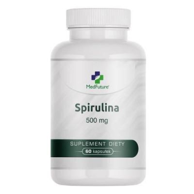 MedFuture Spirulina 500 mg, 60 kaps. KRÓTKA DATA 31.01.2026