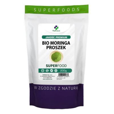 MedFuture Super Food BIO Moringa w proszku, 200g