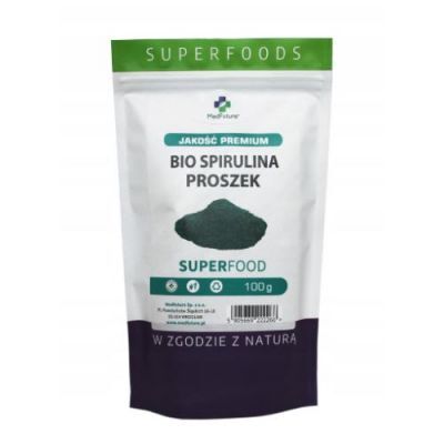 MedFuture Super Food Bio Spirulina proszek, 100g