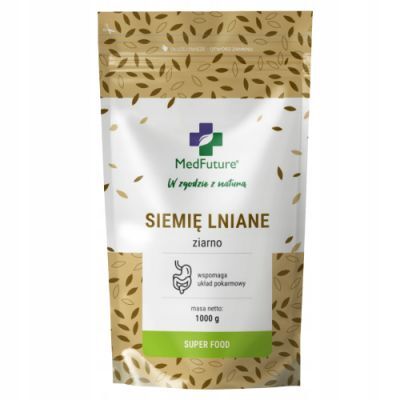 MedFuture Super Food Siemię Lniane ziarno, 1000g