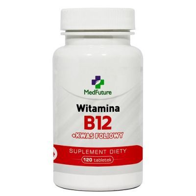 MEDFUTURE Witamina B12 1000 mg + Kwas foliowy 120 tabletek