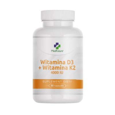 MedFuture Witamina D3+K2 4000 IU, 60 kaps.