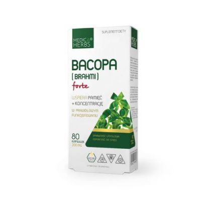 Medica Herbs Bacopa (Brahmi) Forte, 80 kaps.