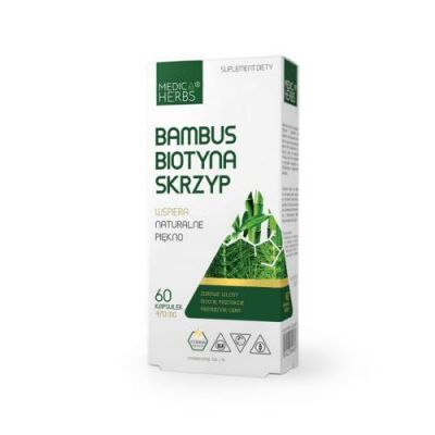 MEDICA HERBS Bambus Biotyna Skrzyp, 60 kaps.