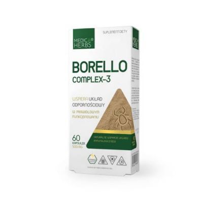 MEDICA HERBS Borello Complex-3, 60 kaps.