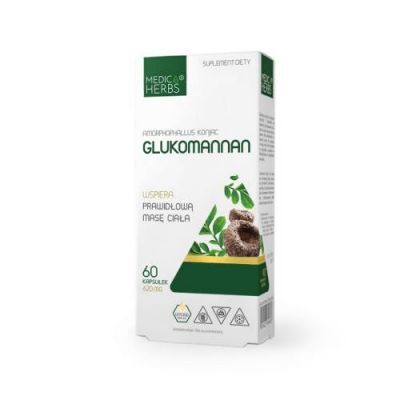 Medica Herbs Glukomannan, 60 kaps.