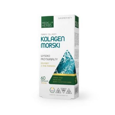 MEDICA HERBS Kolagen Morski, 60 kaps.