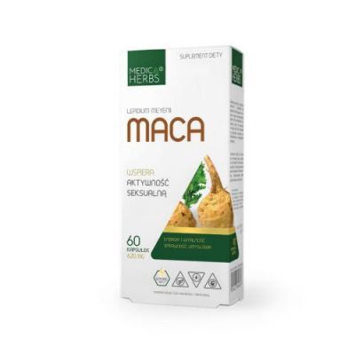 Medica Herbs Maca 620 mg, 60 kaps.