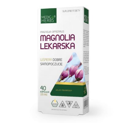 Medica Herbs Magnolia Lekarska 225 mg, 40 kaps.