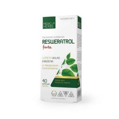 Medica Herbs Resweratrol Forte, 40 kaps.