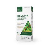 Medica Herbs Ruszczyk Pestki Winogron Kora Sosny, 60 kaps.