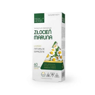 Medica Herbs Złocień Maruna 520 mg, 60 kaps.