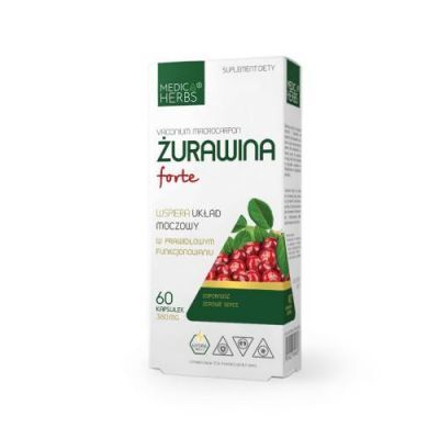 Medica Herbs Żurawina Forte, 60 kaps.