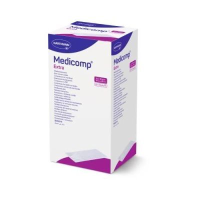 MEDICOMP EXTRA kompresy jałowe 6-warstwe, 10x20cm, 50szt.
