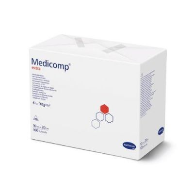 MEDICOMP EXTRA kompresy niejałowe 10x20cm, 100 sztuk