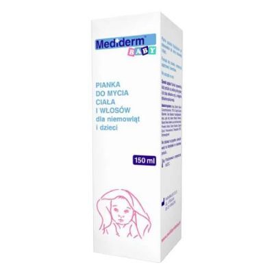 Mediderm Baby Pianka do mycia ciała i włosów dla niemowląt i dzieci, 150 ml