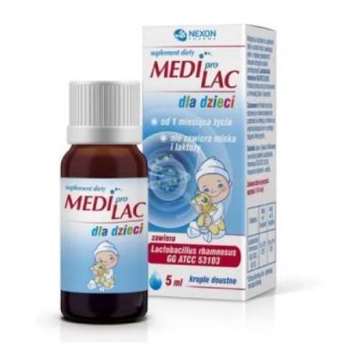 MEDIPROLAC dla dzieci Krople, 5ml