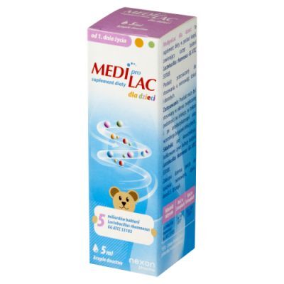 Mediprolac dla dzieci Krople doustne Probiotyk, 5 ml