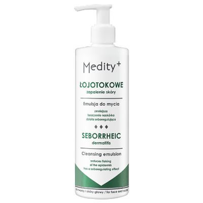 Medity+ Łojotokowe zapalenie skóry Emulsja do mycia twarzy i skóry głowy, 200 ml