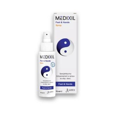 Medixil Feet & Hands Antypersirant do stóp i dłoni w sprayu, 75 ml