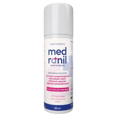Medranil Puder w spray'u wspomagający gojenie ran, 125 ml