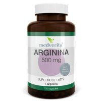 Medverita Arginina 500mg, 100 kaps.