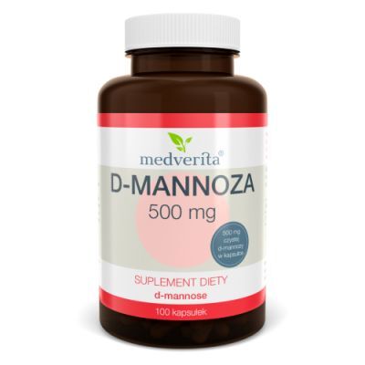 Medverita D-Mannoza 500 mg, 100 kaps.