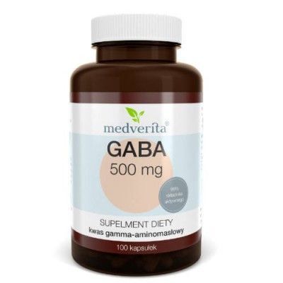 Medverita Gaba 500mg, 100 kaps.