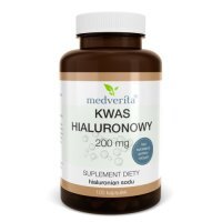 Medverita Kwas hialuronowy 200 mg, 120 kaps.