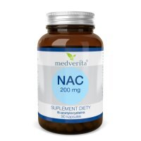 Medverita NAC 200 mg N-acetylocysteina, 90 kaps.