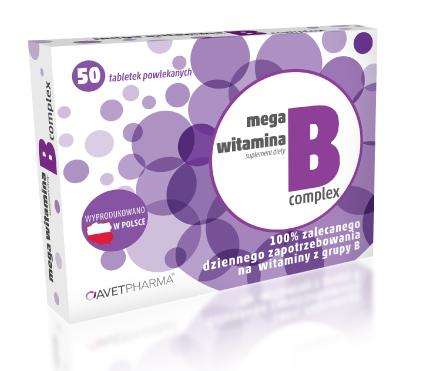 MEGA WITAMINA B COMPLEX 50 tabletek AVET