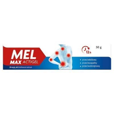 MEL Max Actigel 20mg/g żel, 50g KRÓTKA DATA 31.05.2026