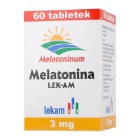 MELATONINA 3 mg 60 tabletek  LEK-AM