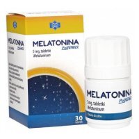 Melatonina Polfarmex, 30 tabletek - Lek z melatoniną w dawce 5 mg