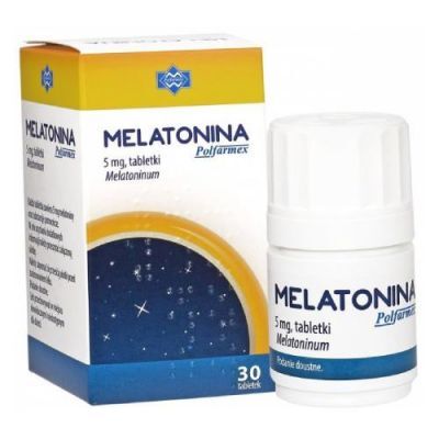 Melatonina Polfarmex, 30 tabletek - Lek z melatoniną w dawce 5 mg