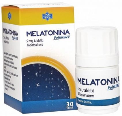 MELATONINA 5 mg 30 tabletek Polfarmex