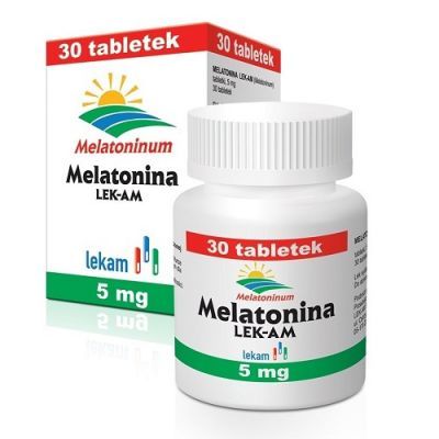 MELATONINA 5 mg 30 tabletek  LEK-AM na sen