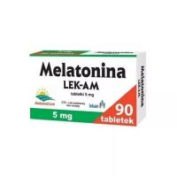 MELATONINA 5 mg 90 tabletek  LEK-AM na sen