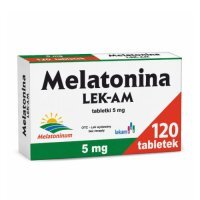 Melatonina LEK-AM 5 mg, 120 tabletek